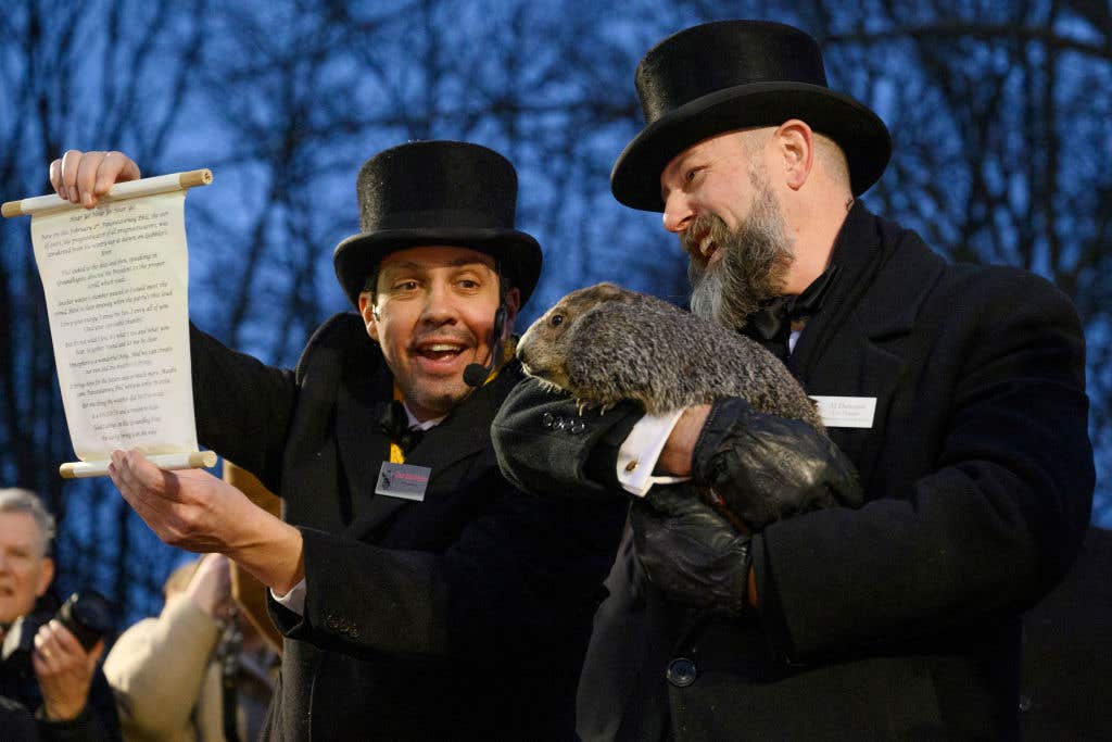 Groundhog Day Is Celebrated In Punxsutawney, Pennsylvania