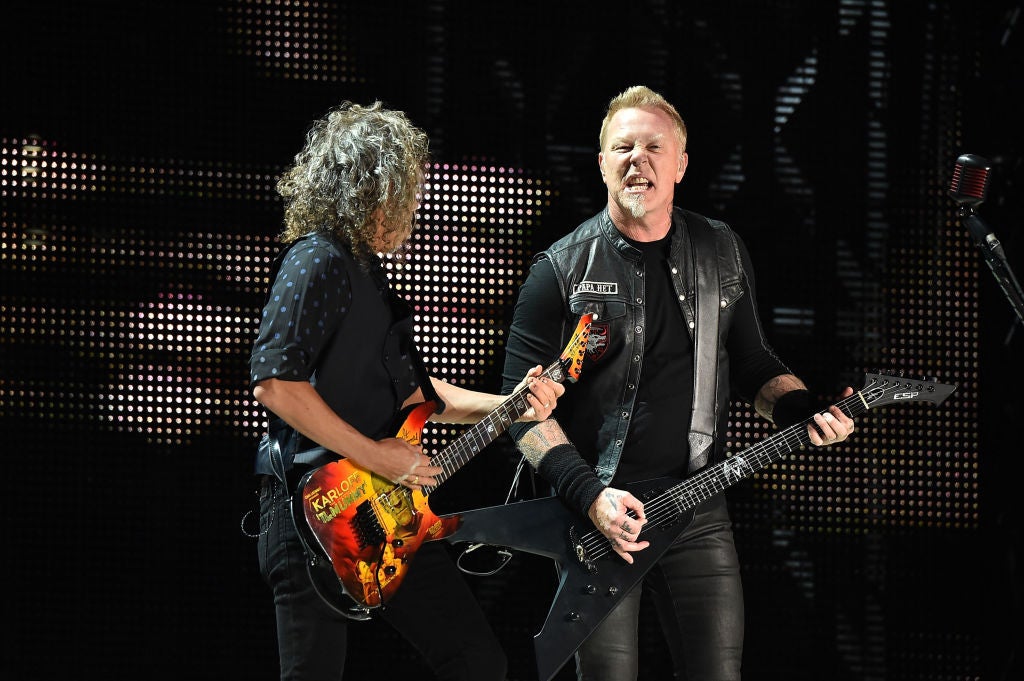 metallica top of the pops