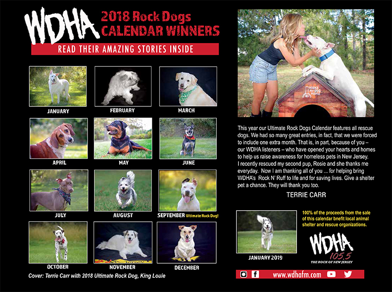 2018 Ultimate Rock Dog Calendar