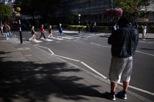 Beatles Fans Honor 'Abbey Road' Photo Shoot Anniversary