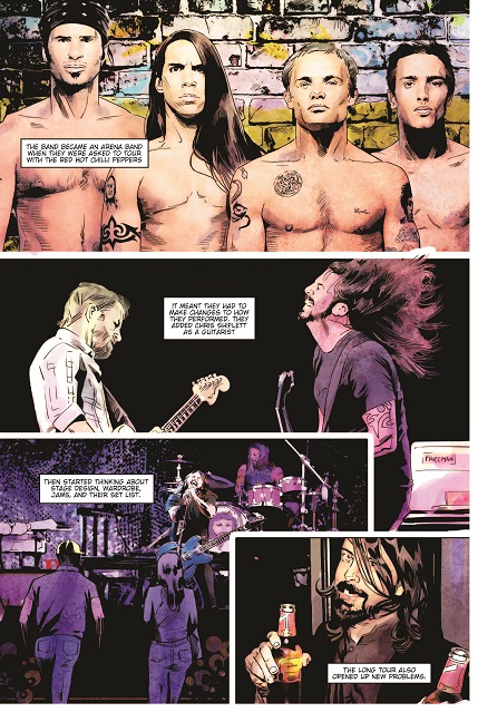 Another look inside the new Comic Book from the Foo Fighters
