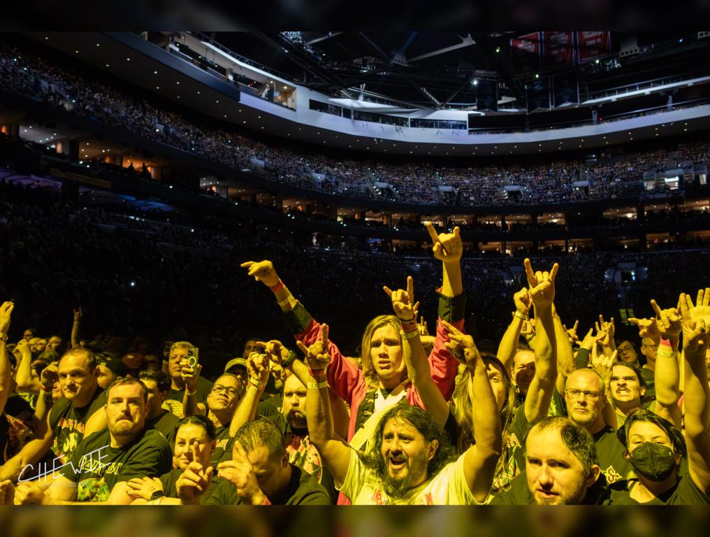 The crowd at the Wells Fargo Center